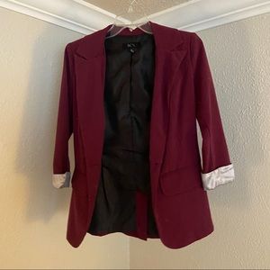 Plum colored blazer